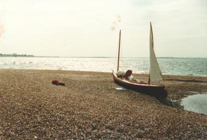 On an emerging sandbank in the Blackwater