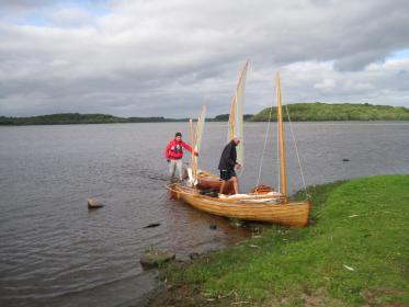 Campsite on peninsular near Clonliff, River Erne