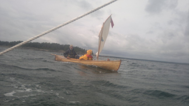 A windy day in the Baltic Islands